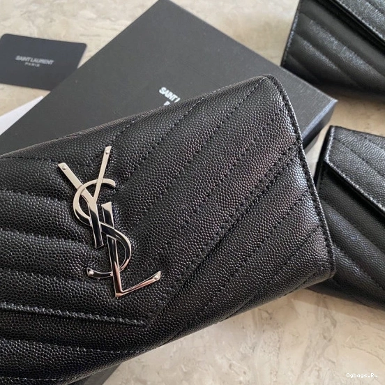 YSL MONOGRAM WALLET FLAP LARGE 0727